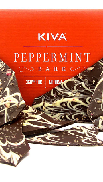 Kiva Peppermint Bark