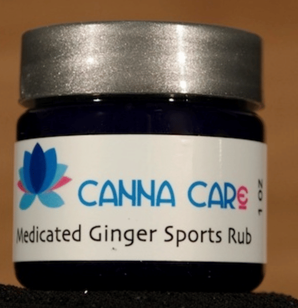 Canna Care Medicated Ginger Sports Rub 1oz