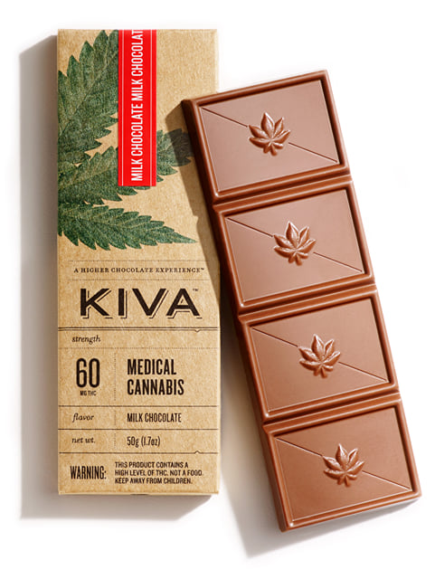 KIVA Bar - Milk Chocolate 60mg THC