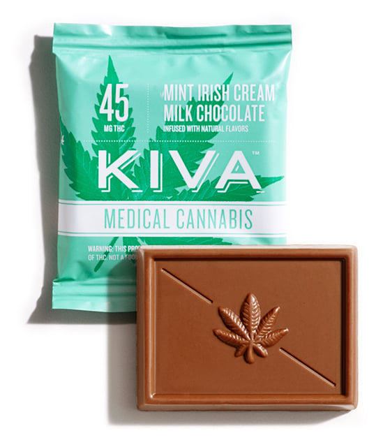 Kiva 45mg Mint Irish Cream