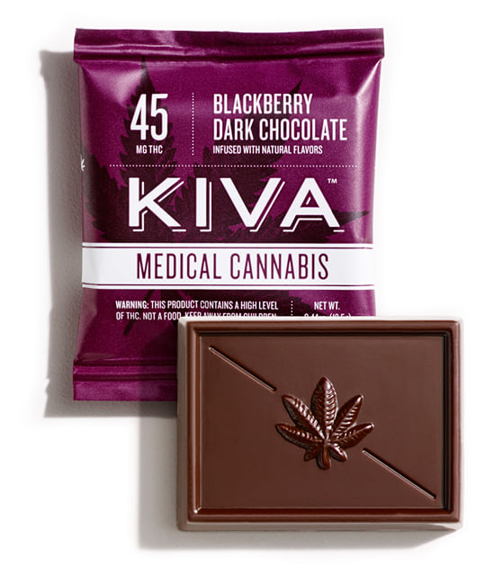 KIVA Minis - Blackberry Dark Chocolate - 45mg THC
