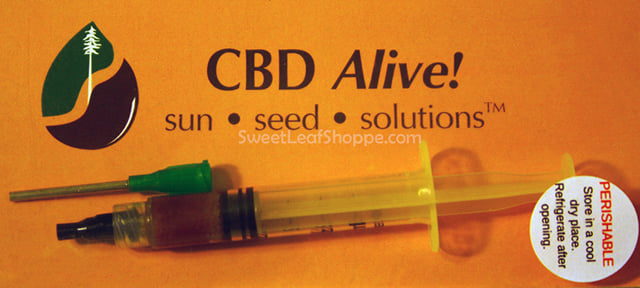 CBD Alive! oil Syringe