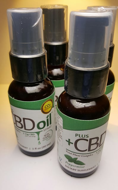 Plus +CBD oil- Spray (Peppermint)