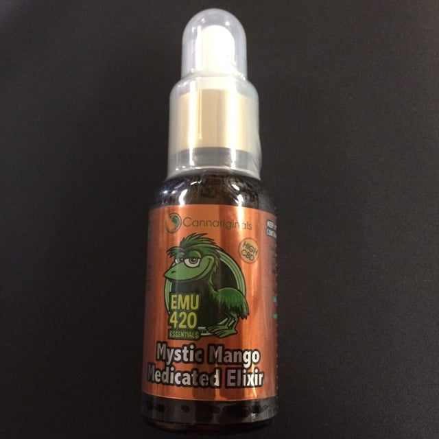 Emu 420 Essentials Mystic Mango Medicated Elixir Tincture/Topical 150mg THC 270mg CBD