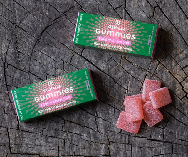 Sour Watermelon Gummy 6pk - Indica