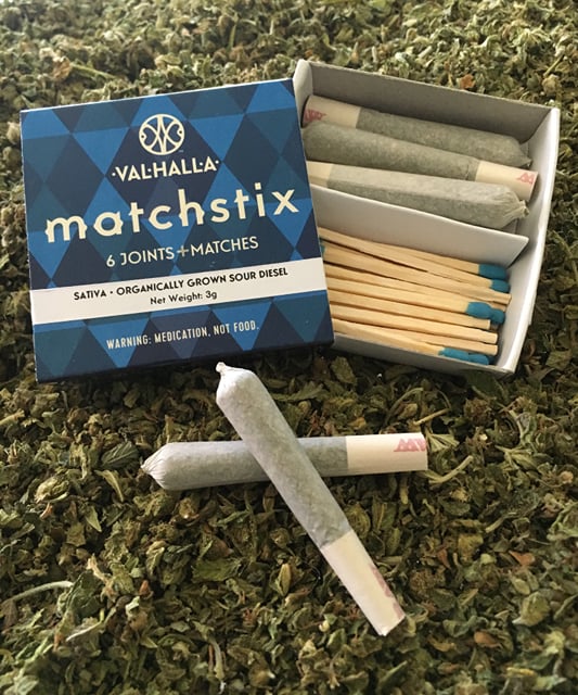 Matchstix Mini Joints 6pk - Sativa