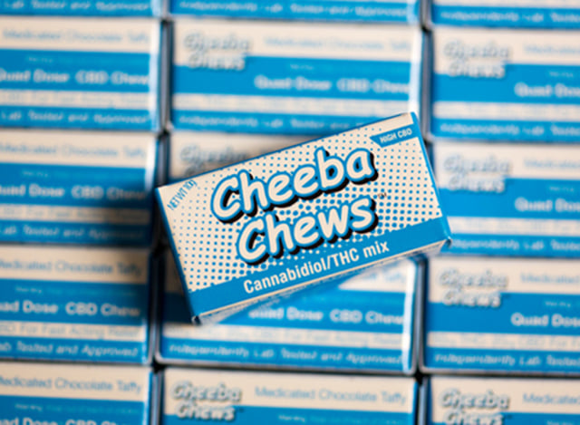 Cheeba Chew - Blue - High CBD - 20mg CBD 50 mg THC