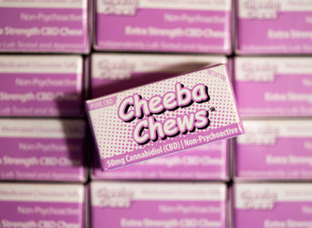 Cheeba Chew - Pink - Pure CBD - 50mg CBD 2mg THC