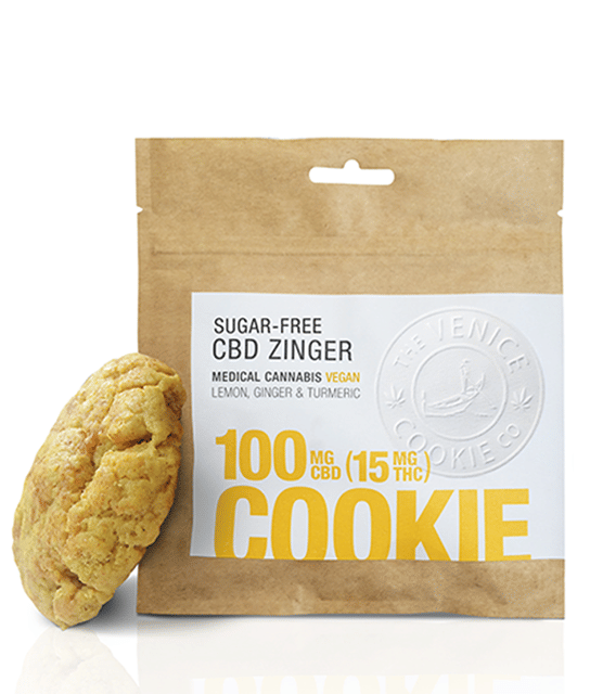 Venice Cookie Co. CBD Zinger 100mg CBD 15mg THC