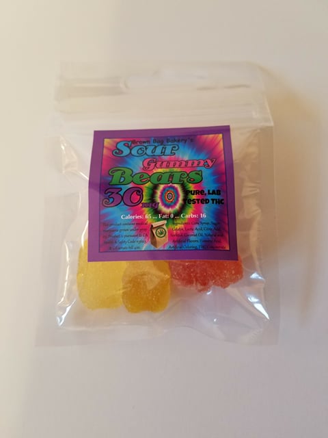 Brown Bag Bakery's Sour Gummy Bears