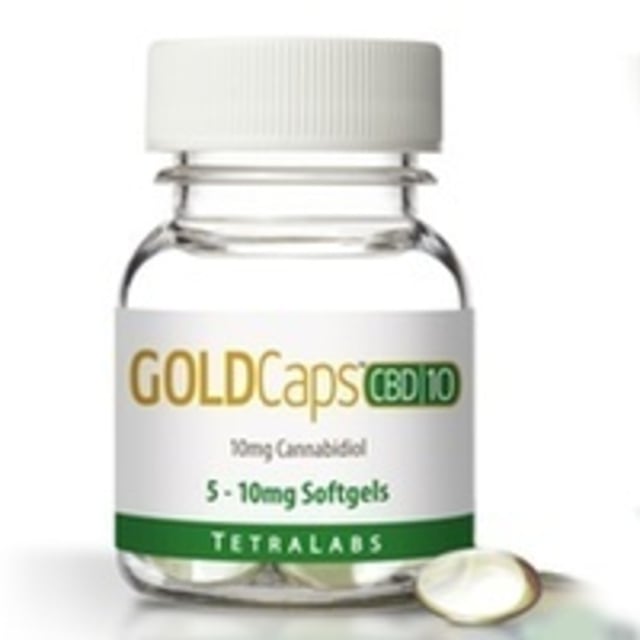 Tetra Labs - GoldCaps - 5pk - 10mg CBD