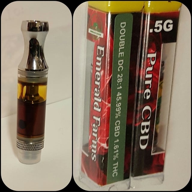 Emerald Farms CO2 Vape Cartridges - Pure CBD