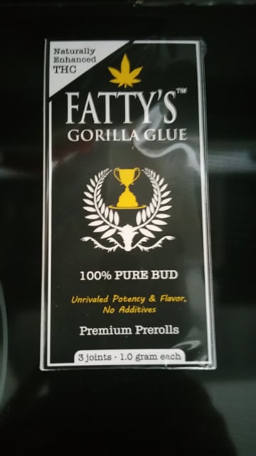 3 pack 'Naturally Enhanced' pre-rolls - GORILLA GLUE