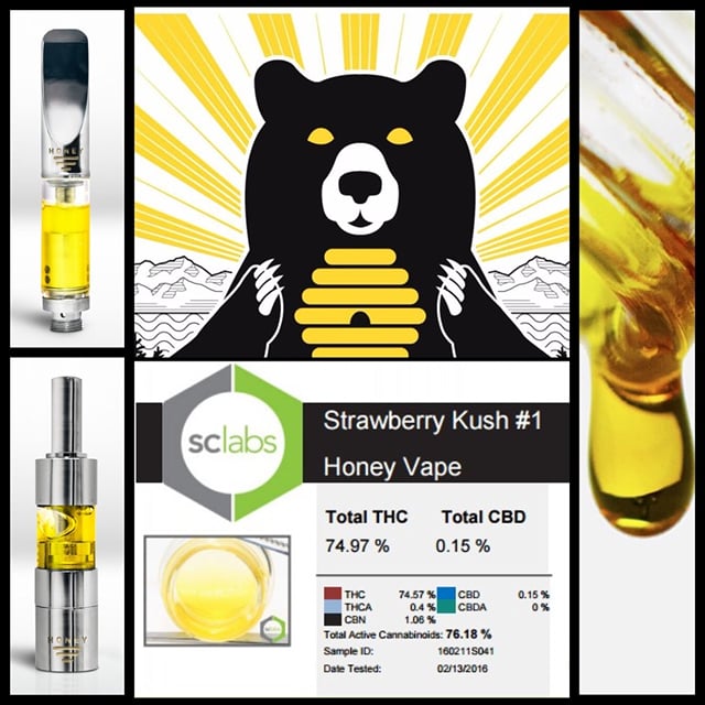 Honey Vape - Strawberry Kush