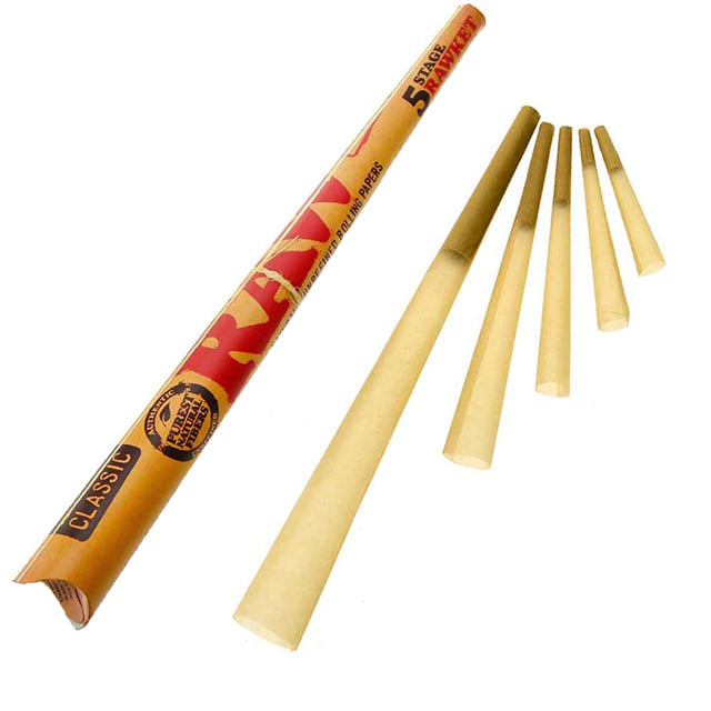 Raw Classic Pre-roll Cones 5 in 1 Rawket Set