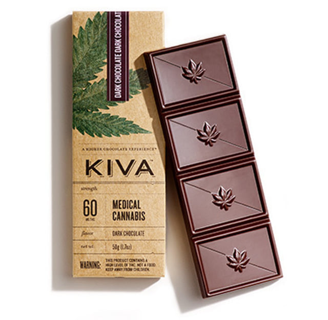 Kiva 60mg Dark Chocolate Bar