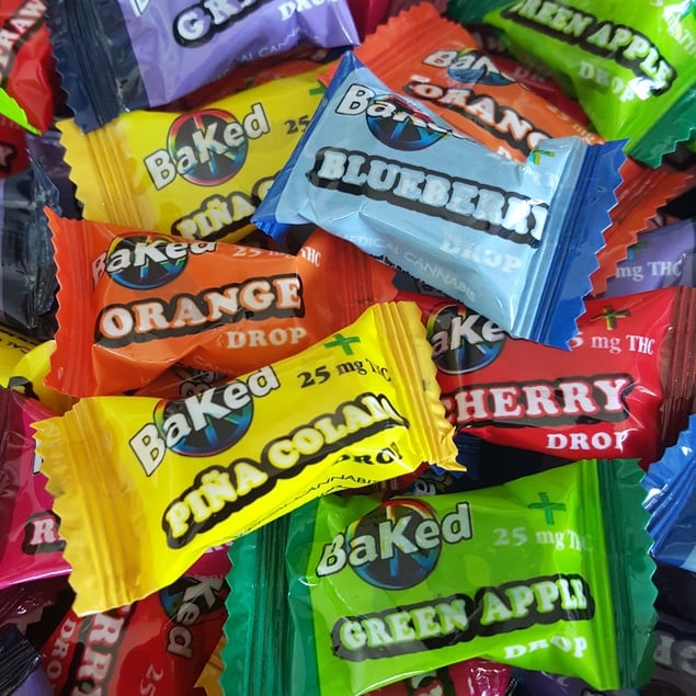 Baked Jolly Ranchers