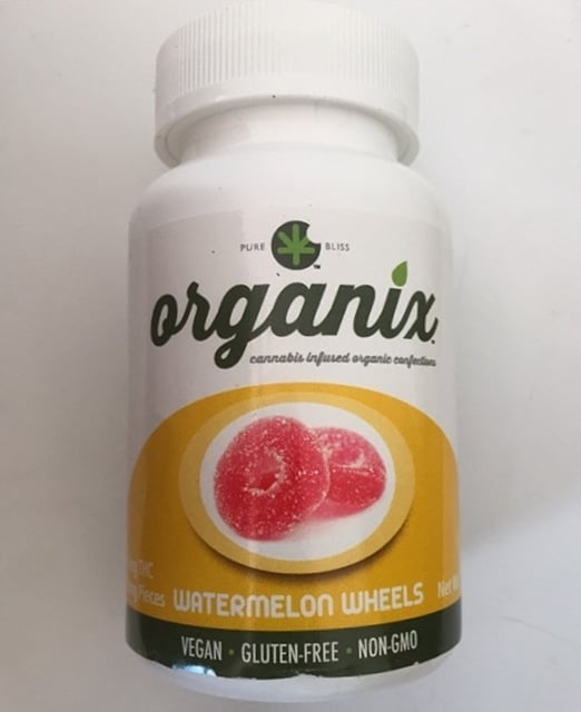 Organix - Watermelon Wheels - 100mg THC