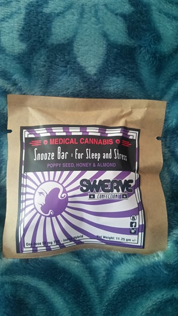 Swerve~Snooze Bar - for Sleep & Stress 1 to 2 dose (11.25 gm net wt)