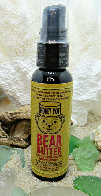 Honey Pot Lotion 50mg THC, 2 oz
