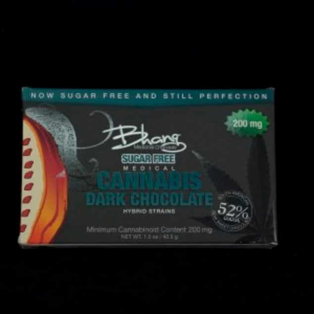 Bhang Bar Dark Chocolate Sugar Free Double Strength