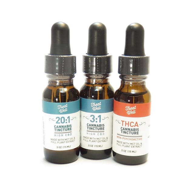 TreatWell - High CBD/THCA Tinctures