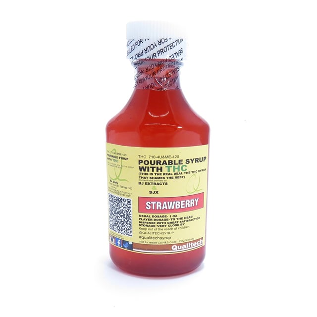 Qualitech THC Syrup - Strawberry