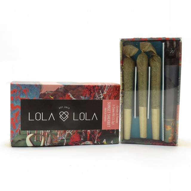 Lola Lola-3 Cone Kit-Sunset Sherbet