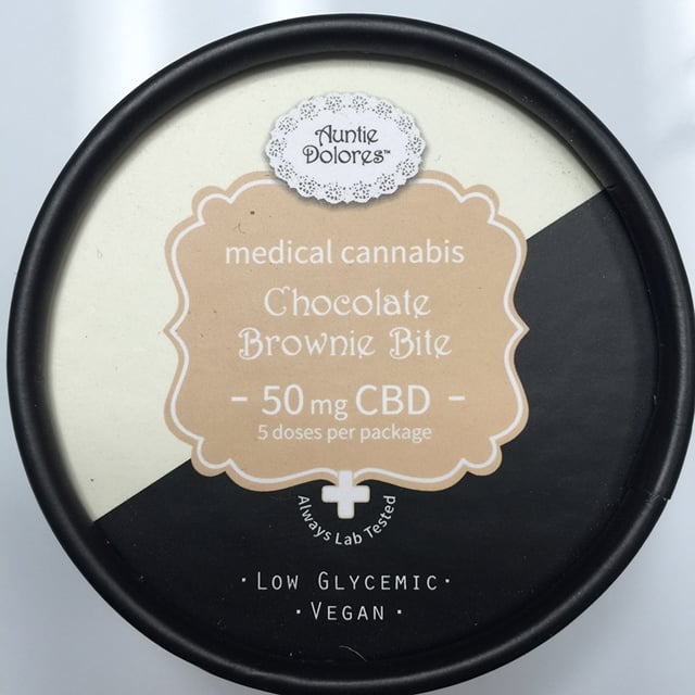 Auntie Dolores - CBD Chocolate Brownies Bite