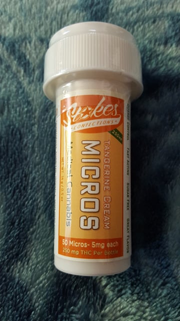 Stokes ~ Micros 5 mg dissolving THC tablets - Tangerine Cream 50 count
