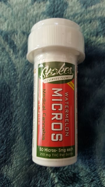 Stokes ~ Micros 5 mg dissolving THC tablets - Watermelon 50 count