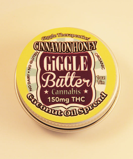 Cinnamon Honey Giggle Butter 1oz Tin - Giggle Therapeutics
