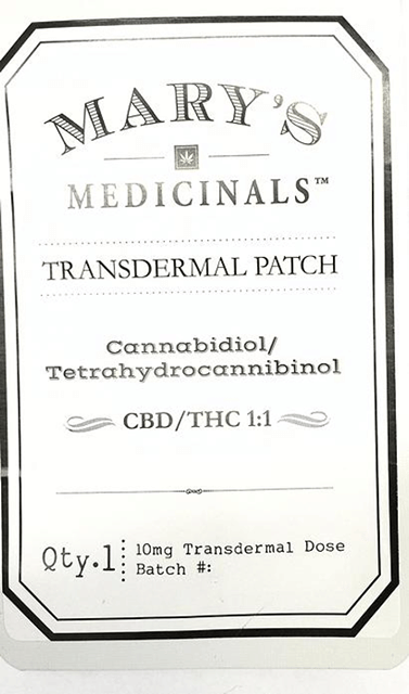 Mary's Medicinals - THC/CBD 1:1 Transdermal Patch (10mg THC/CBD)