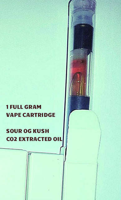 Sour OG Kush Vape Cartridge 1 Gram