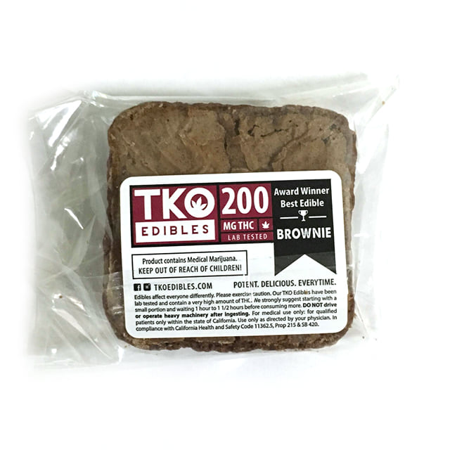 TKO Edibles - Brownie (200mg THC)