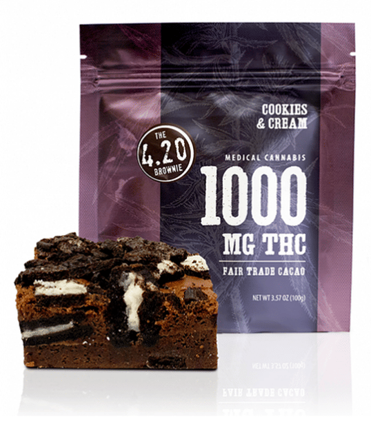 VCC - 4.20 Brownie - Cookies N' Cream (1000mg THC)