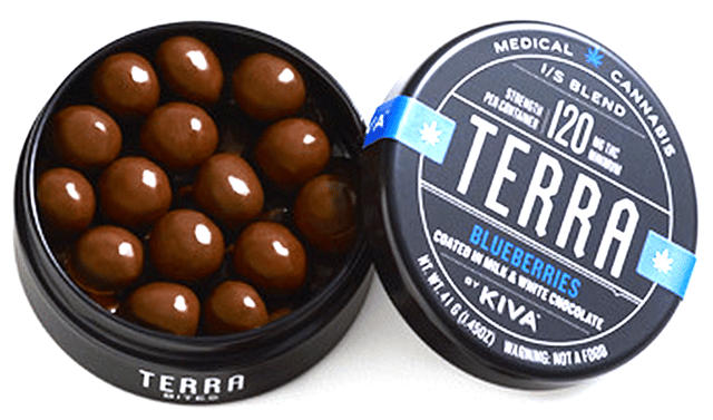Kiva - Terra Bites - Blueberry (120 mg)