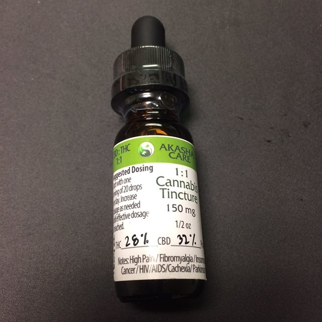Akasha Care 1:1 Cannabis Tincture 150mg