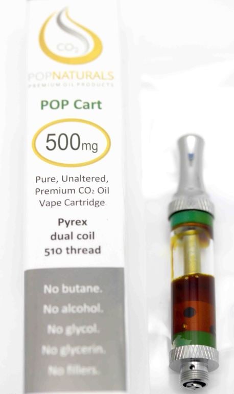 POP Naturals Premium CO2 Oil cartridges