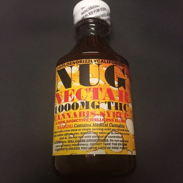 Nug Nectar Cannabis Syrup 4oz 1000mg