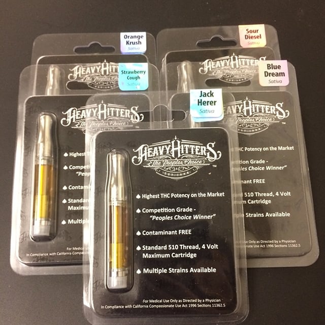 Heavy Hitters Sativa Vape Cartridge 1g