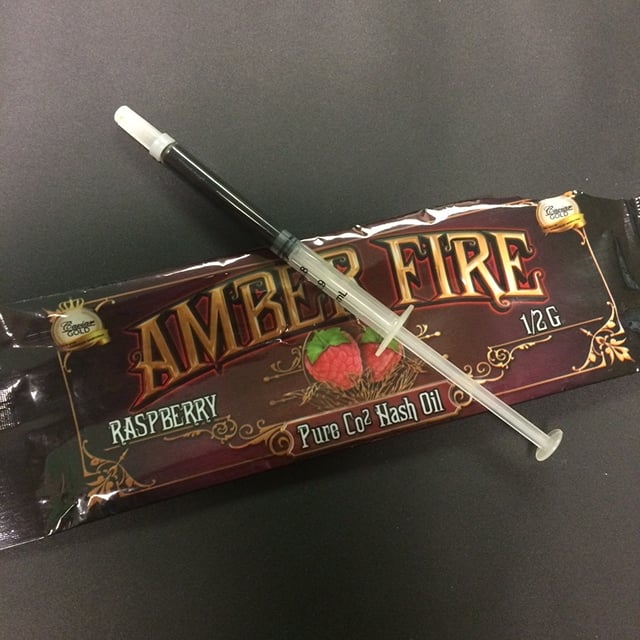 Caviar Gold Amber Fire CO2 Hash Oil .5g