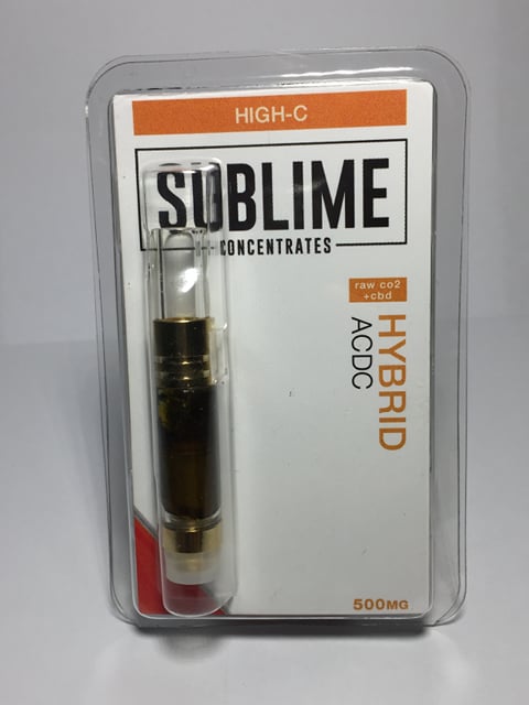 AC/DC + HIGH-C - Raw CO2 + CBD - (500MG)