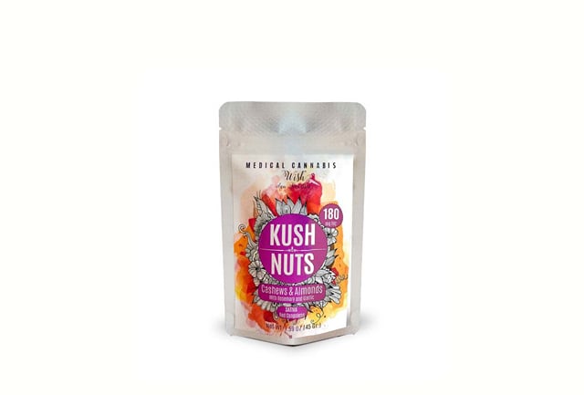 Kush Nuts-Almond & Cashews 180mg