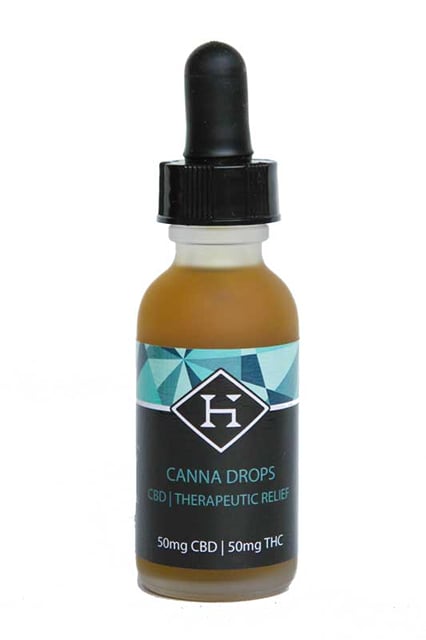 1:1 CBD Canna Drops 100mg tincture - Therapeutic