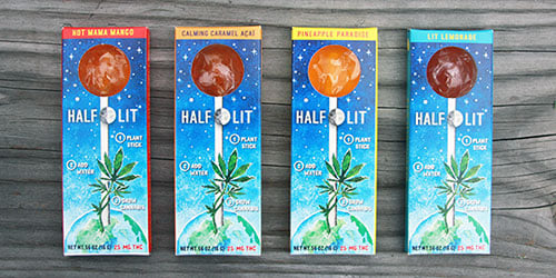 Half Lit Lollipops