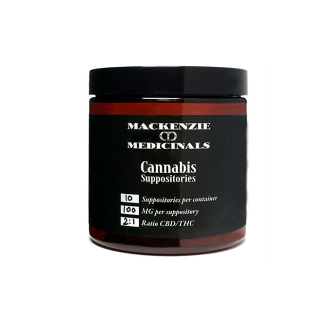 Mackenzie Medicinals - Cannabis Suppositories 1.5:1 CBD/THC, 120mg each