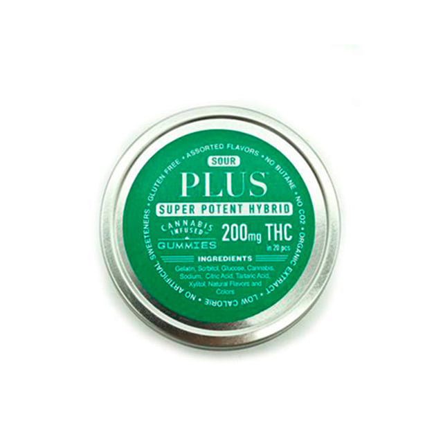 Plus - Gummies Sour 200mg THC