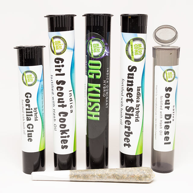 Hash infused pre roll