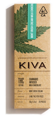 Kiva Mint Irish Cream Bar